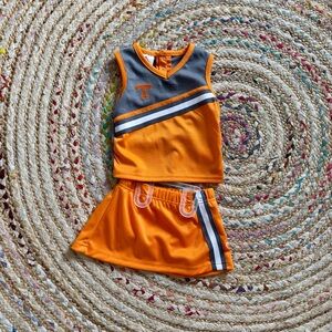 Knights Apparel Orange and Gray Top